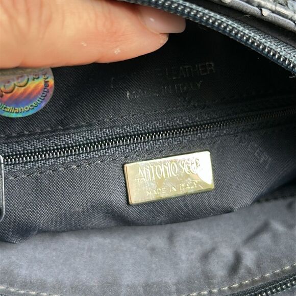 Antonio SCEPI Italian genuine, leather shoulder handbag purse could be new - Picture 9 of 9